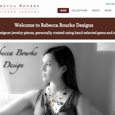 Rebecca Bourke Designs website