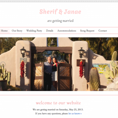 Sherif and Janae .com